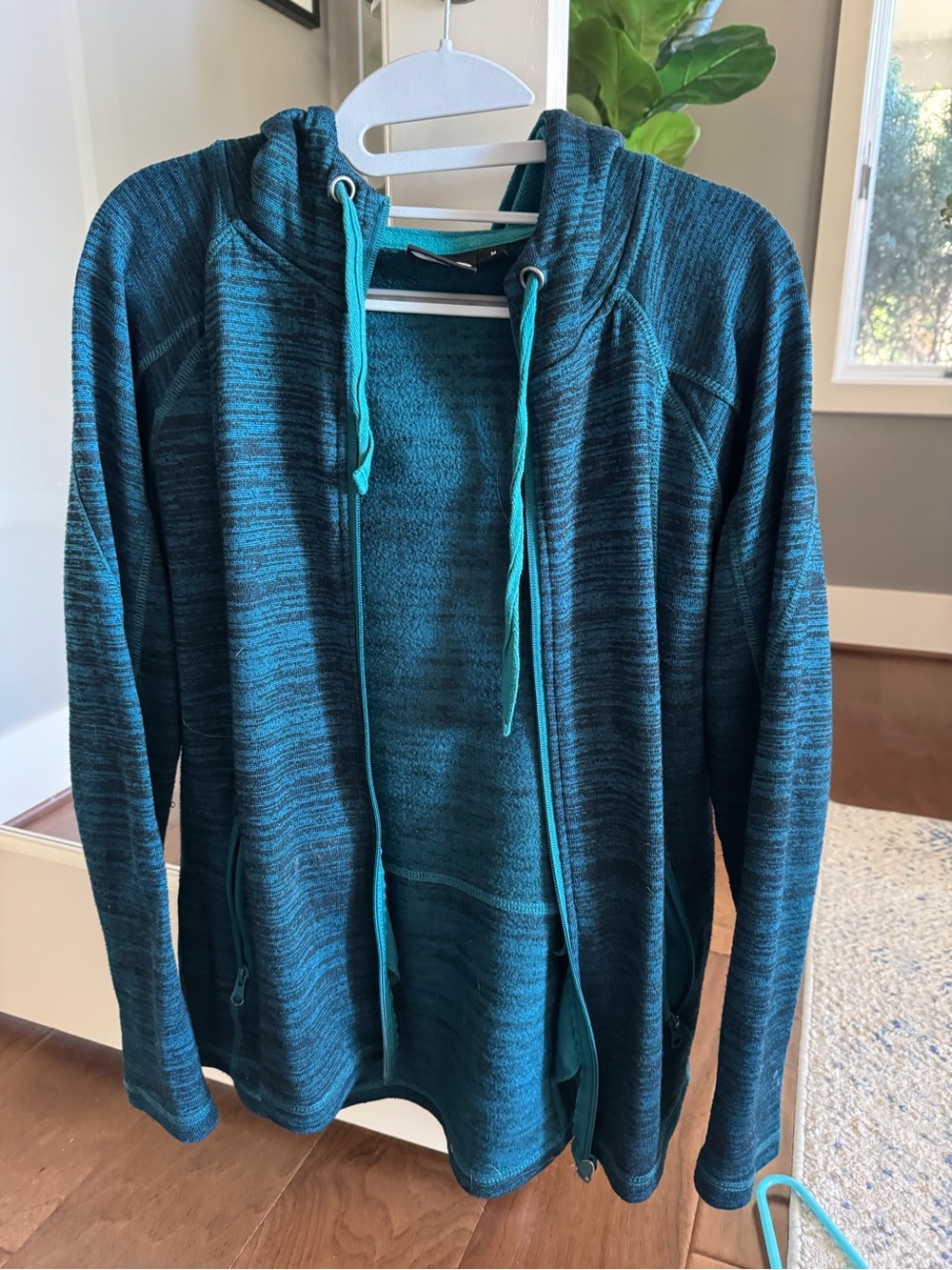 Women’s Teal Full-Zip Hoodie from Cascade Sport